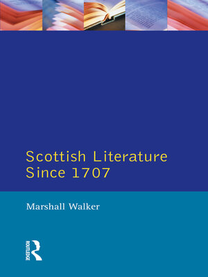 cover image of Scottish Literature Since 1707